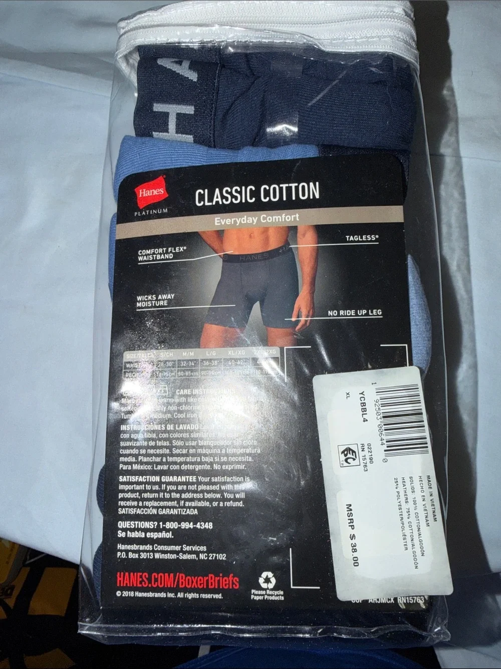 Hanes classic cotton